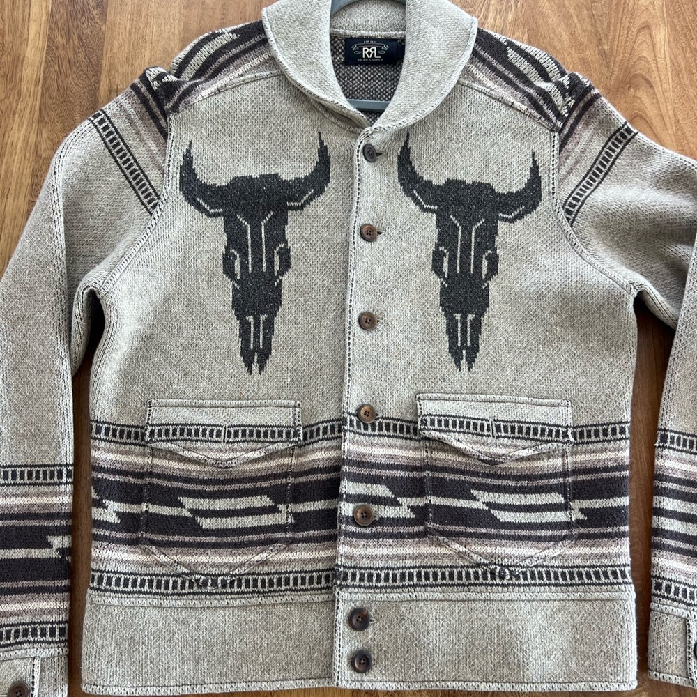 Ralph Lauren RRL (Double RL) “Western Shawl Collar Jacket / Cardigan”